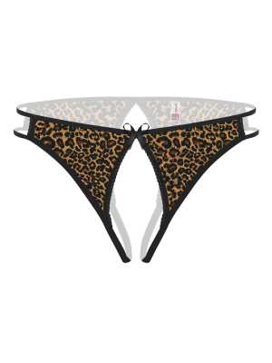 Liona Ağı Açık Leopar Desenli Fantezi Külot String Liona Ağı Açık Leopar Desenli Fantezi Külot String