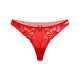 Liona Büyük Beden Kırmızı Fantezi String Bato Külot