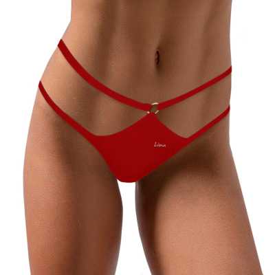 Liona Lastikli Kırmızı Fantazi String Külot Liona Lastikli Kırmızı Fantazi String Külot