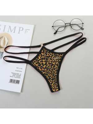 Liona Büyük Beden Leopar Desenli Fantazi String Bato Külot Liona Büyük Beden Leopar Desenli Fantazi String Bato Külot