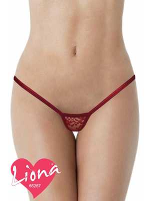 Liona Dantelli Mini Büyük Beden Tanga