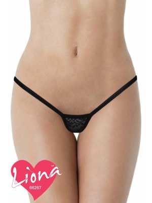 Liona Dantelli Mini Büyük Beden Tanga