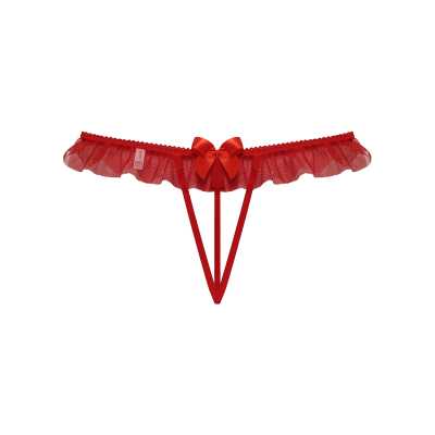 Liona Dantelli Taşlı Büyük Beden Fantezi Bato Külot