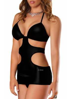 Liona Siyah Bayan Fantazi Gecelik