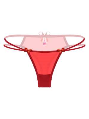 Liona Kadın Fantezi Külot Kırmızı Renk