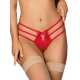 Liona Yanları Lastikli Kırmızı Kadın Fantezi G String
