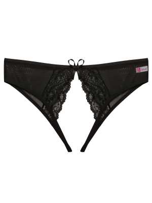 Liona Özel Bölgesi Açık Kadın Siyah Fantazi Külot Liona Özel Bölgesi Açık Kadın Siyah Fantazi Külot