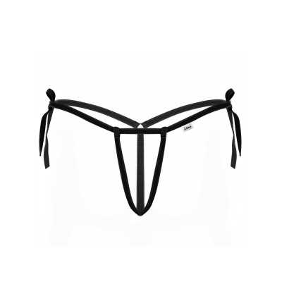 Liona Siyah İpli Kadın Büyük Beden Fantezi G String