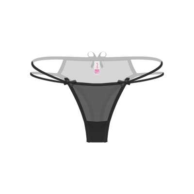 Liona Siyah Kadın Fantezi Külot