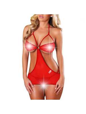 Liona Tül Mini Seksi Gecelik